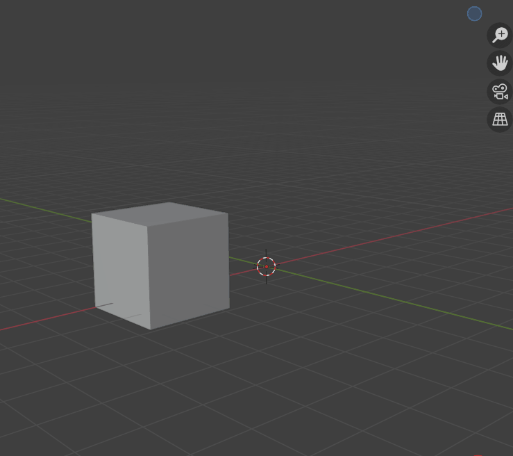 A GIF demonstrating how to use the Set Origin menu to snap an object's origin back to its geometry in Blender