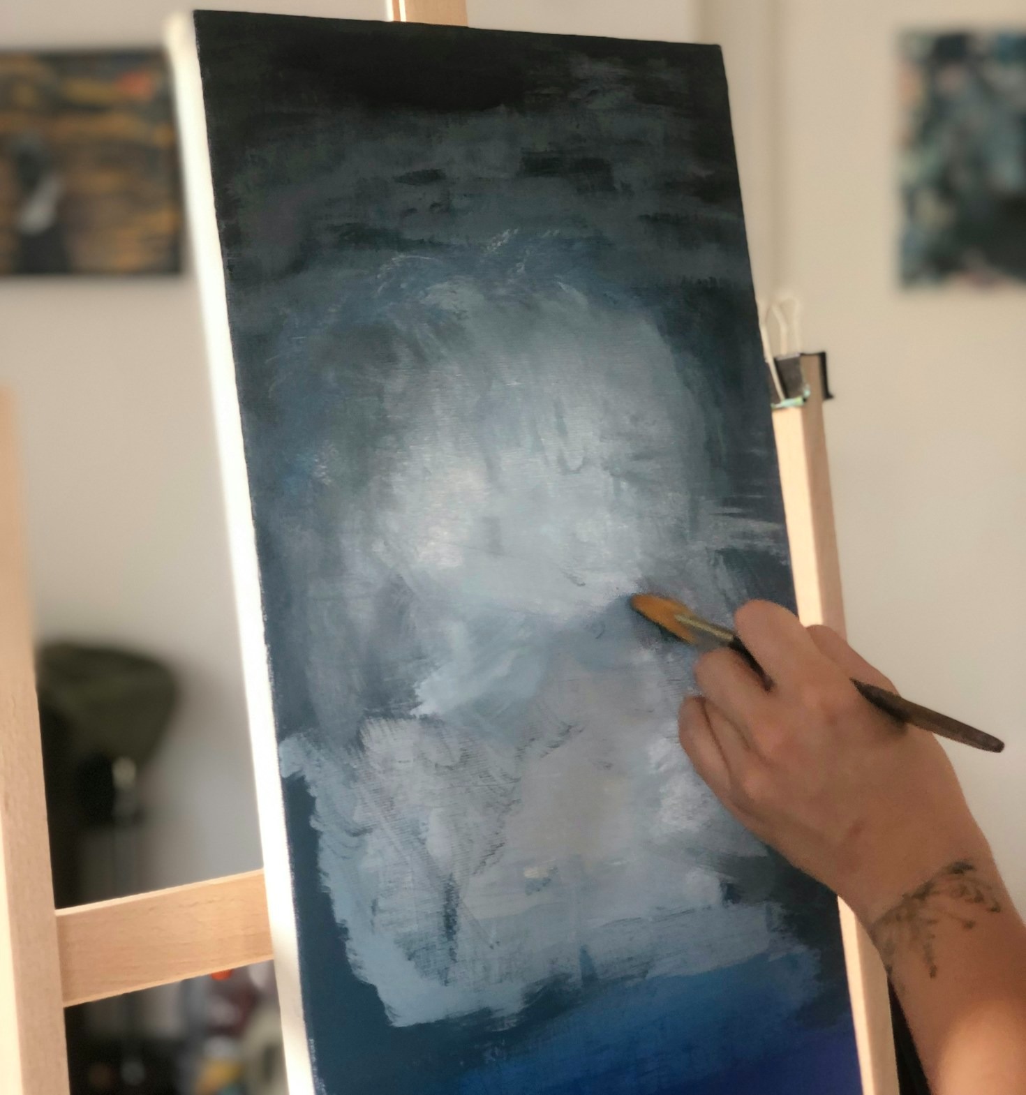 Behind the Canvas: Insights into Braxton’s Process